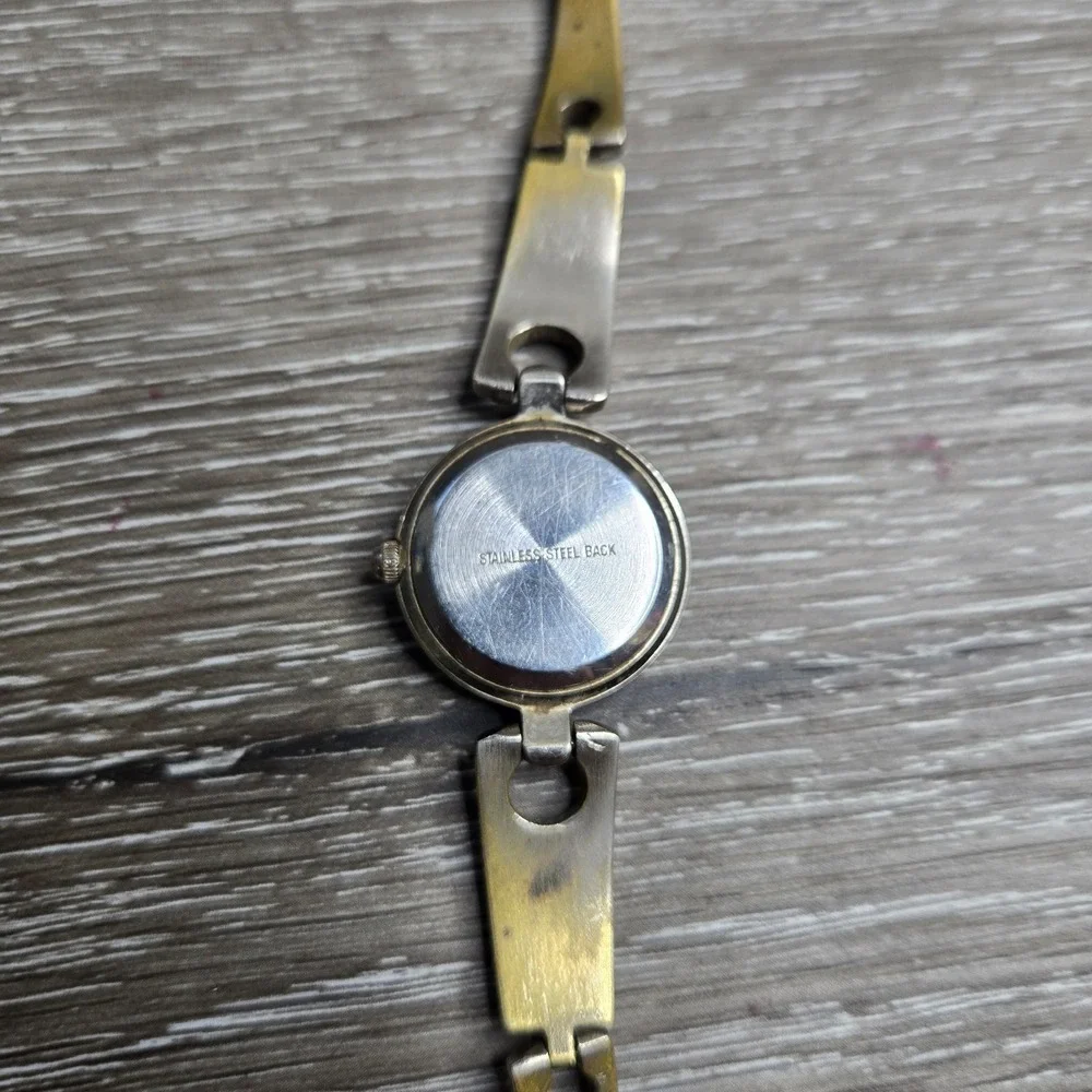 Peugeot Watch Women 24mm Silver Gold Two Tone Bracelet Band  6.5